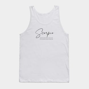 Scorpio - Making Revenge Look Like An Accident Tank Top